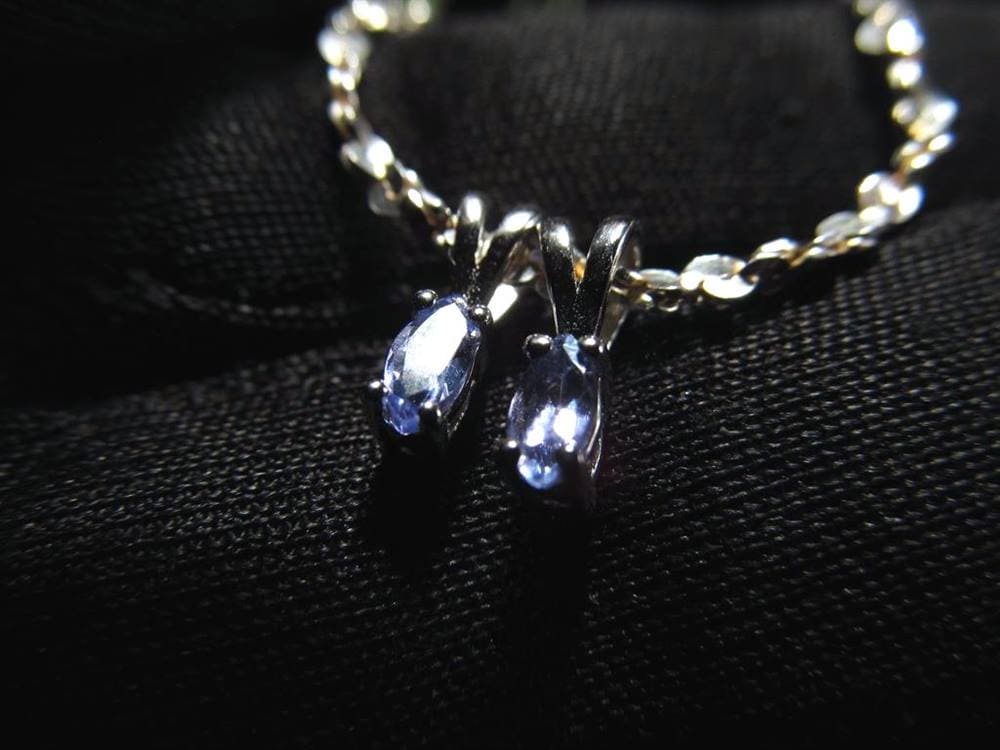 タンザナイト ペンダント ブルーゾイサイト Silver925 アクセサリー