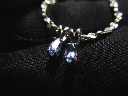 タンザナイト ペンダント ブルーゾイサイト Silver925 アクセサリー