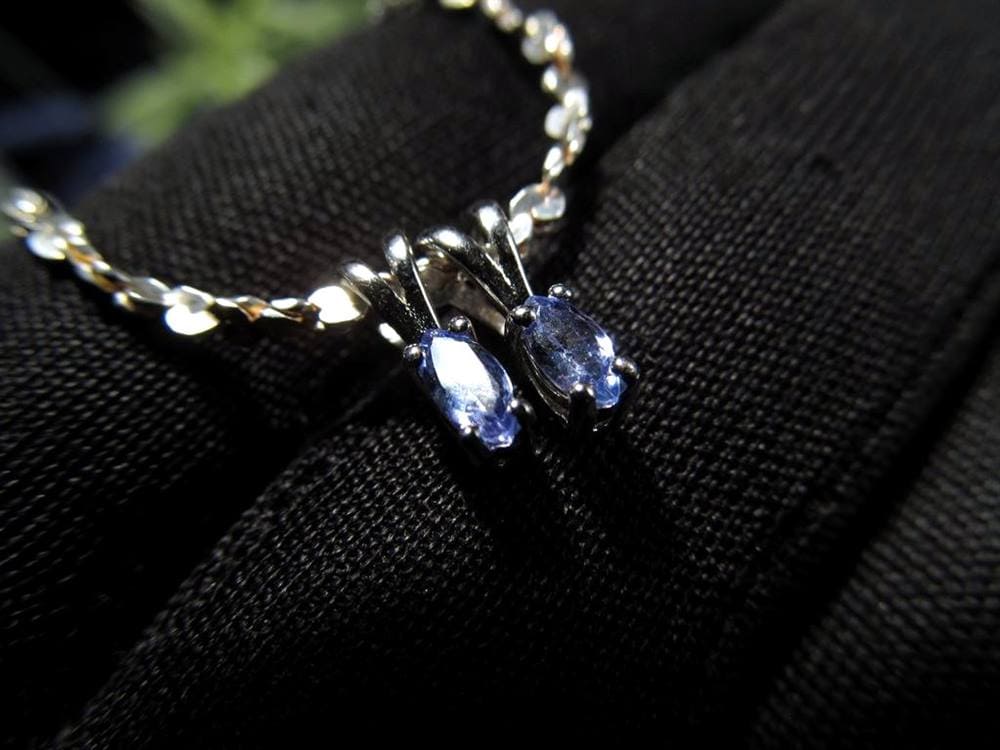 タンザナイト ペンダント ブルーゾイサイト Silver925 アクセサリー