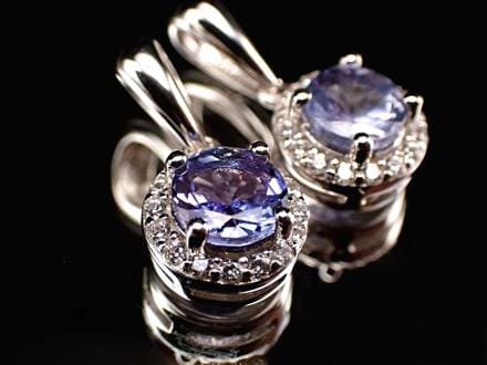 タンザナイト ペンダント ブルーゾイサイト Silver925 ネックレス