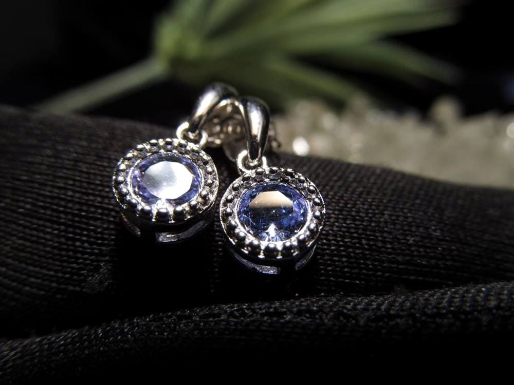 タンザナイト ペンダント ブルーゾイサイト Silver925 ネックレス