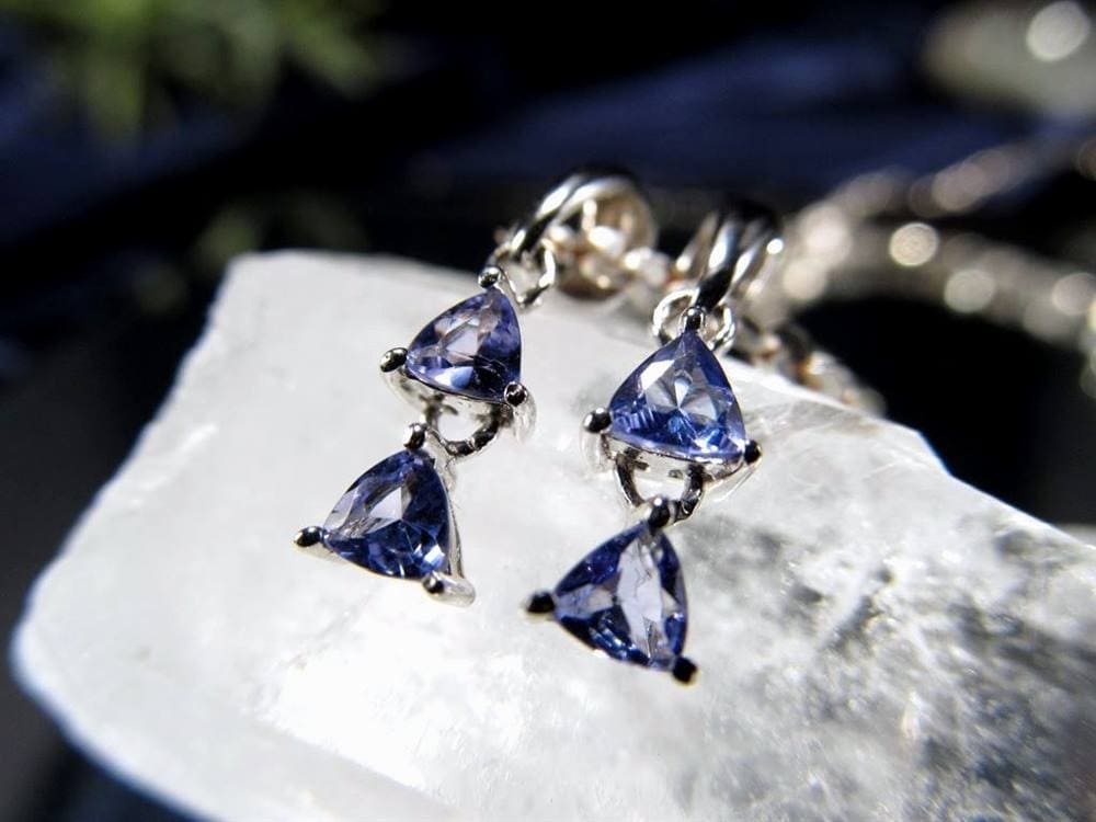 タンザナイト ペンダント ブルーゾイサイト Silver925 アクセサリー