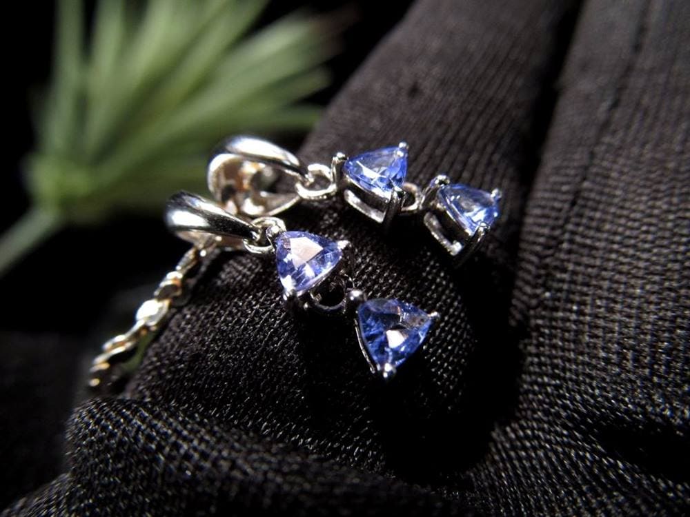 タンザナイト ペンダント ブルーゾイサイト Silver925 アクセサリー