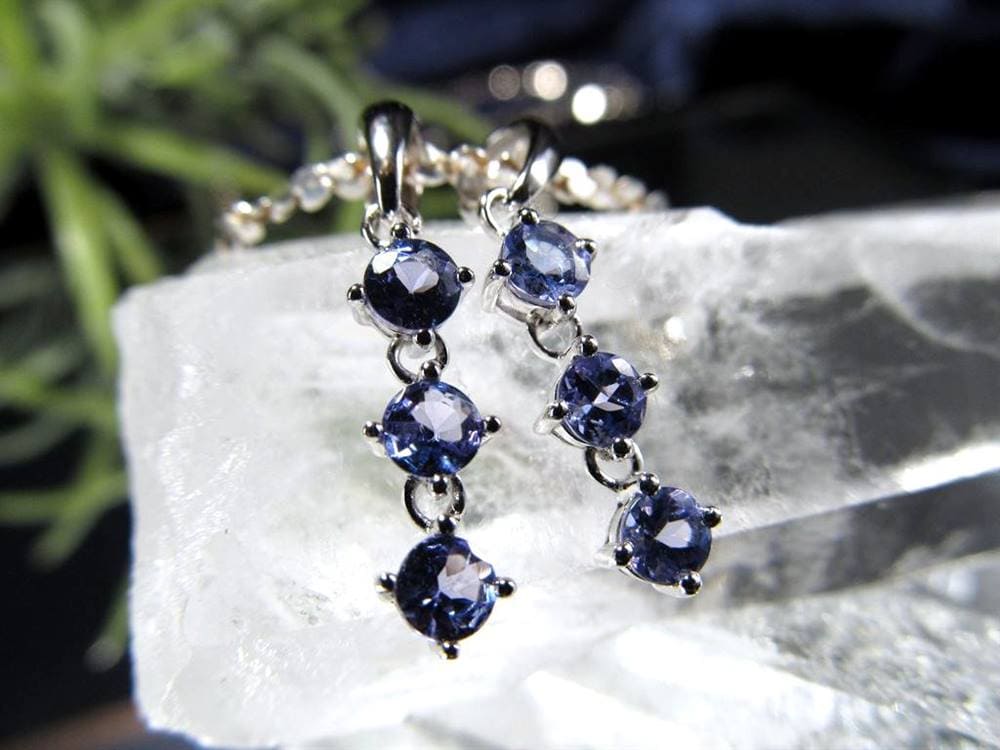 タンザナイト ペンダント ブルーゾイサイト Silver925 アクセサリー