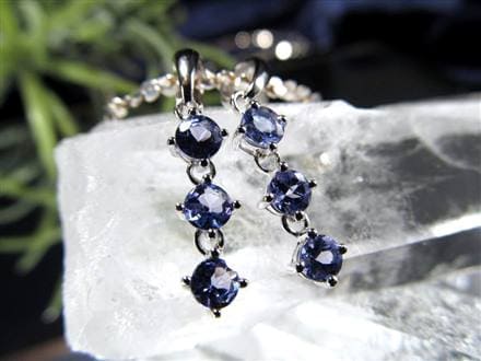 タンザナイト ペンダント ブルーゾイサイト Silver925 アクセサリー