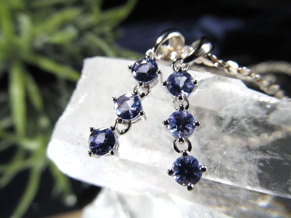 タンザナイト ペンダント ブルーゾイサイト Silver925 アクセサリー