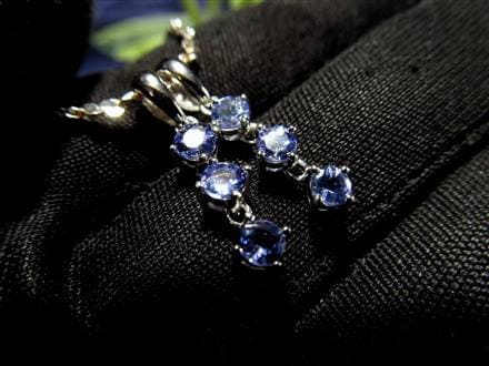 タンザナイト ペンダント ブルーゾイサイト Silver925 アクセサリー