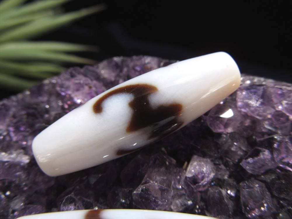 希少福壽白天珠 至純天珠 天珠 天珠卸 てんじゅ