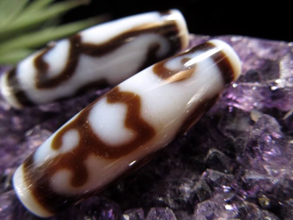水蓮花白天珠 白天珠 至純天珠 天珠 しろてんじゅ