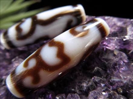 水蓮花白天珠 白天珠 至純天珠 天珠 しろてんじゅ