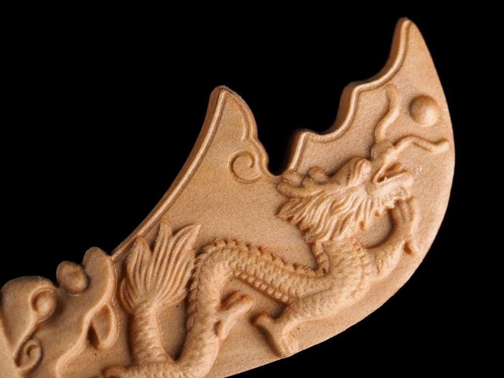 関羽 木彫り彫刻 三国志 青龍偃月刀 商売繁盛