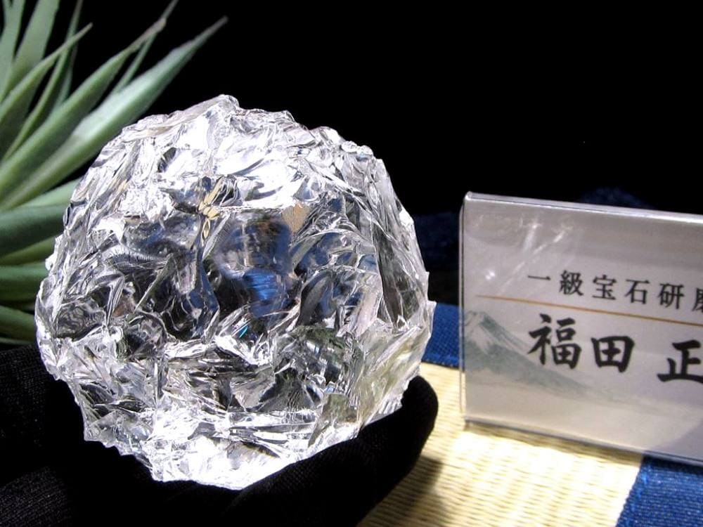 かっこみ水晶 水晶 置物 一級宝石研磨士 クリスタル