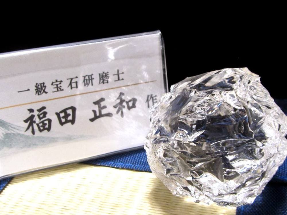 かっこみ水晶 水晶 置物 一級宝石研磨士 クリスタル