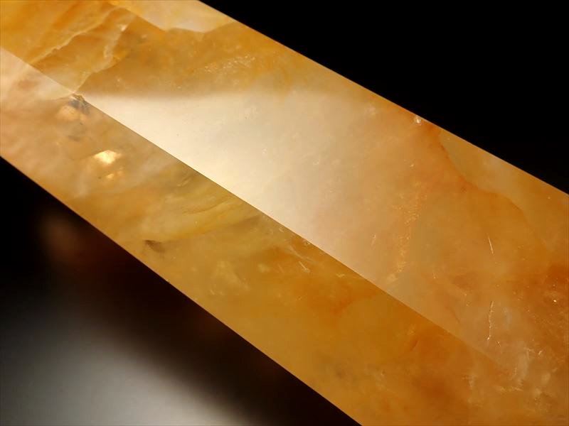 【極上品】水晶ポイント　ライモナイト共生　虹あり ブラジル産]虹入り水晶ポリッシュポイント - 埼玉県吉川市の天然石専門