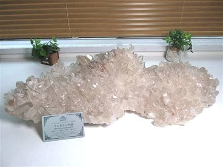 マニカランクォーツ 原石 水晶 マニカラン産 クラスター