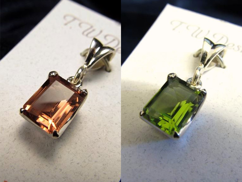 ◇限定入荷！◇大粒ルースストーン使用◇グリーン&ピンクの神秘的な