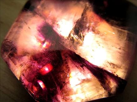 ブラックアメジスト トラピッチェアメジスト 原石 2月の誕生石 スライスプレート