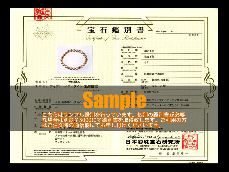 ギベオン鑑別訂正