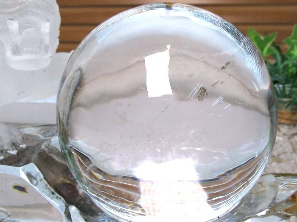 ガーデンルチルクォーツ 庭園水晶 龍神 五本爪龍 置物